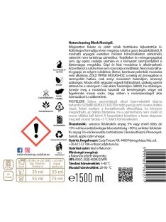 NaturCleaning Black hipoallergén mosógél 1,5 liter