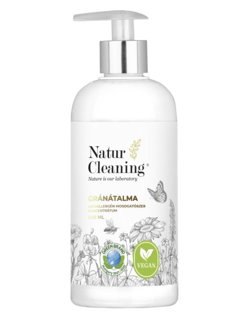 NaturCleaning Mosogatószer koncentrátum 500ml pumpás - gránátalma 