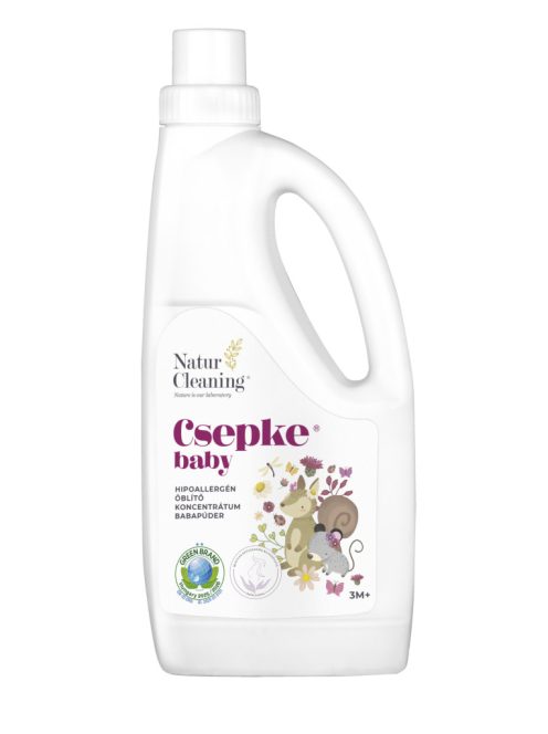 Csepke baby hipoallergén öblítő babapúder 3m+ - 1 liter
