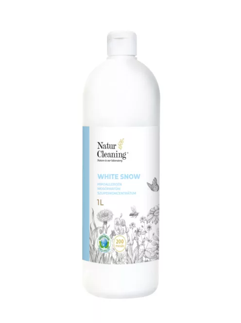 NaturCleaning Mosóparfüm szuperkoncentrátum 1 liter - White Snow /Hófehér/ 