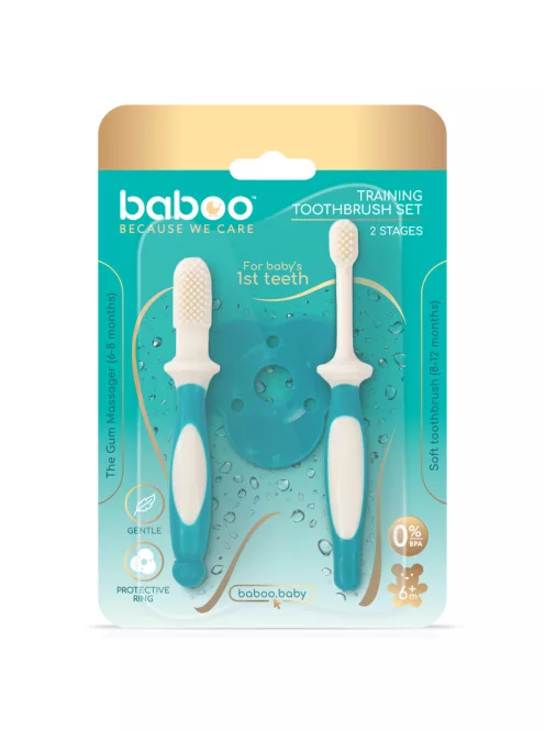 Baboo baba fogkefe szett 6 hónapos kortól - lagúna