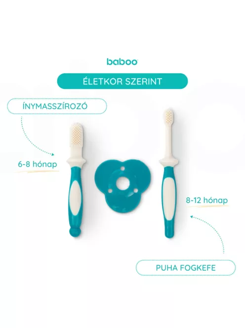 Baboo baba fogkefe szett 6 hónapos kortól - lagúna