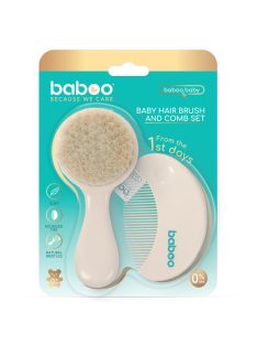 Baboo baba fésű és kefe szett - lagúna