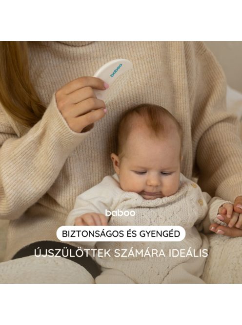 Baboo baba fésű és kefe szett - lagúna