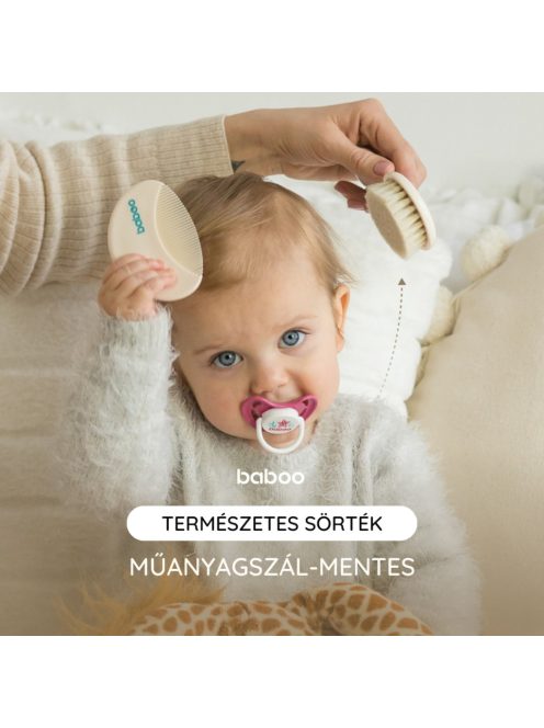 Baboo baba fésű és kefe szett - lagúna