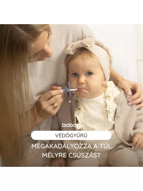 Baboo baba fogkefe szett 6 hónapos kortól - kék
