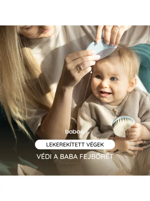 Baboo baba fésű és kefe szett - kék