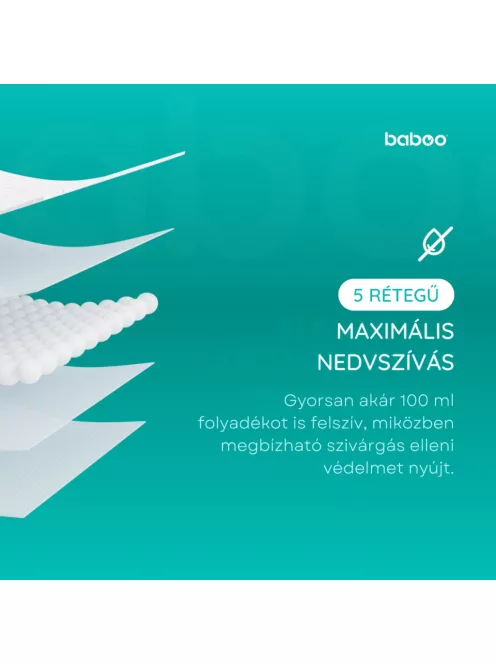 Baboo éjszakai és nappali eldobható melltartóbetét 60 db