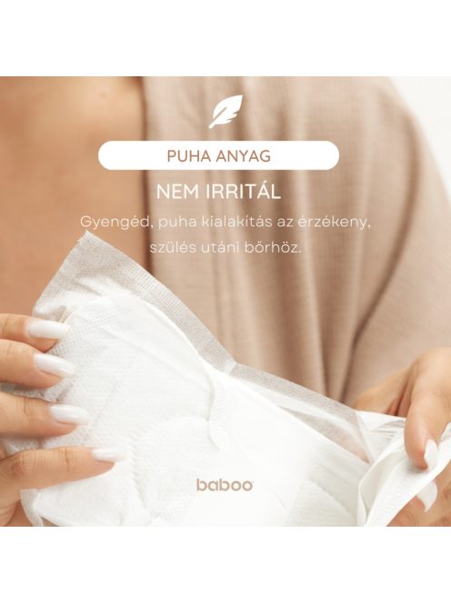 Baboo eldobható szülés utáni betét, 8 db, L, 425 mm