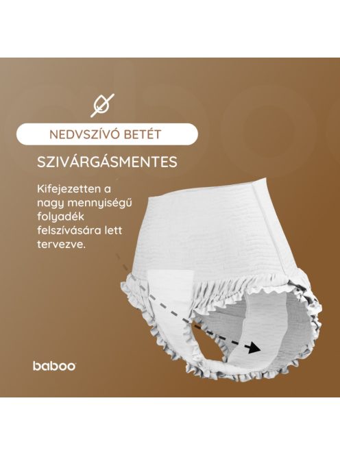Baboo eldobható nedvszívó fehérnemű, L, 5 db