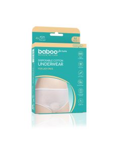 Baboo szülés utáni eldobható pamut alsó 4 db, M