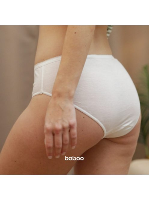 Baboo szülés utáni eldobható pamut alsó 4 db, L