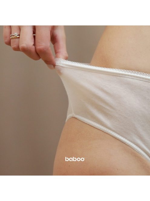 Baboo zülés utáni eldobható pamut alsó 4 db, XL