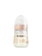 Baboo Széles nyakú 3 szelepes anti-colic cumisüveg 180 ml 0+ hónapos kortól - Au Naturale