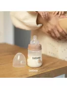 Baboo Széles nyakú 3 szelepes anti-colic cumisüveg 180 ml 0+ hónapos kortól - Au Naturale