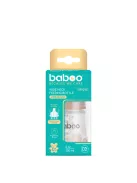 Baboo Széles nyakú 3 szelepes anti-colic cumisüveg 180 ml 0+ hónapos kortól - Au Naturale