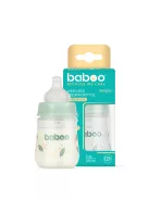 Baboo Széles nyakú 3 szelepes anti-colic cumisüveg 180 ml 0+ hónapos kortól - Peachy Keen