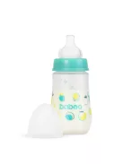 Baboo Széles nyakú 3 szelepes anti-colic cumisüveg 250 ml 3+ hónapos kortól - Lagoon Fiesta