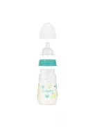 Baboo Széles nyakú 3 szelepes anti-colic cumisüveg 250 ml 3+ hónapos kortól - Lagoon Fiesta