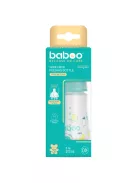 Baboo Széles nyakú 3 szelepes anti-colic cumisüveg 250 ml 3+ hónapos kortól - Lagoon Fiesta