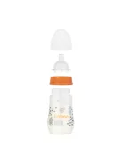 Baboo Széles nyakú 3 szelepes anti-colic cumisüveg 250 ml 3+ hónapos kortól - Blue Haze 