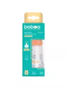 Baboo Széles nyakú 3 szelepes anti-colic cumisüveg 250 ml 3+ hónapos kortól - Blue Haze 