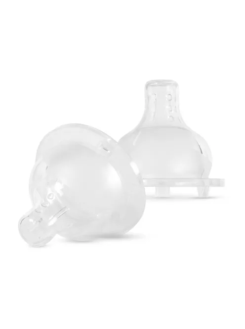 Baboo Prémium anti-colic 3 szelepes technológiájú szilikon cumifej (2 db) széles nyakú közepes folyású 3+ hónapos kortól