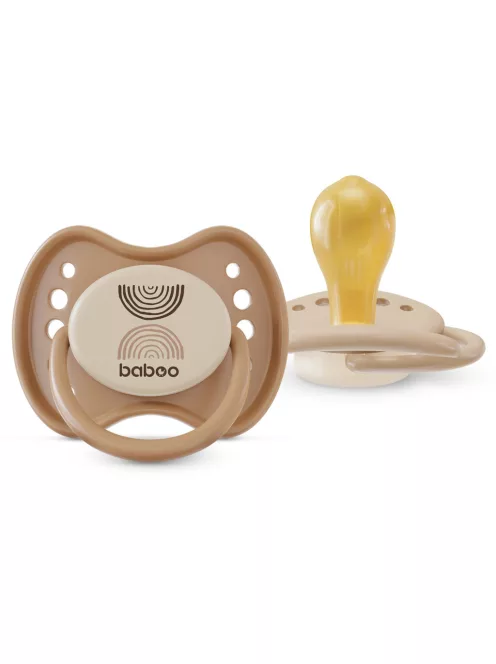Baboo Nyugtató cseresznye formájú latex cumi szett (2 db) tárolódobozzal 0+ hónap - Au Naturale