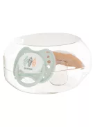 Baboo Nyugtató ortodontikus szilikon cumi szett (2 db) tároló- és sterilizáló tokkal újszülött kortól (0+ hónap) - Peachy Keen 
