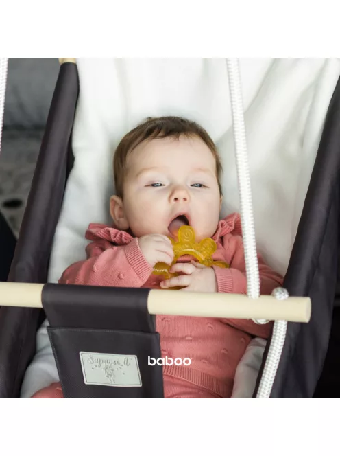 Baboo Vízzel töltött hűthető rágóka Kerék 4+ hónapos kortól - sárga
