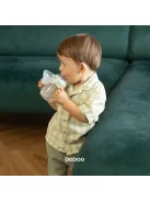 Baboo Csöpögésmentes itatópohár szilikon ivócsőrrel 260 ml Peachy Keen 6+ hónapos kortól - zöld színű