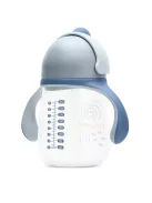 Baboo Csöpögésmentes itatópohár szilikon szívószállal 260 ml Blue Haze 9+ hónapos kortól - kék színű