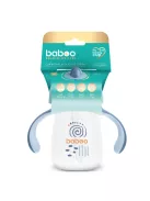 Baboo Csöpögésmentes itatópohár szilikon szívószállal 260 ml Blue Haze 9+ hónapos kortól - kék színű