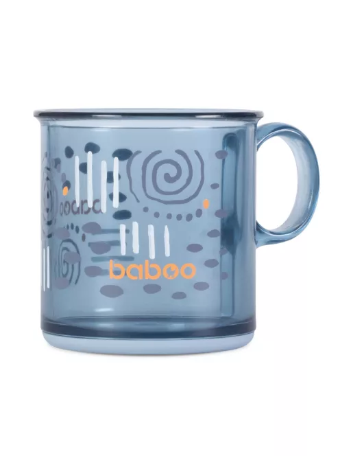 Baboo Itatópohár csúszásmentes aljjal 12 hónapos kortól - Blue Haze