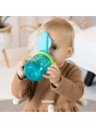 Baboo Súlyozott szívószálas itatópohár (szilikon szívószállal) 300 ml 9+ hónapos kortól - Lagoon Fiesta