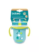 Baboo Súlyozott szívószálas itatópohár (szilikon szívószállal) 300 ml 9+ hónapos kortól - Lagoon Fiesta