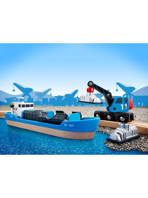 Brio 33534 Konténerhajó daruval