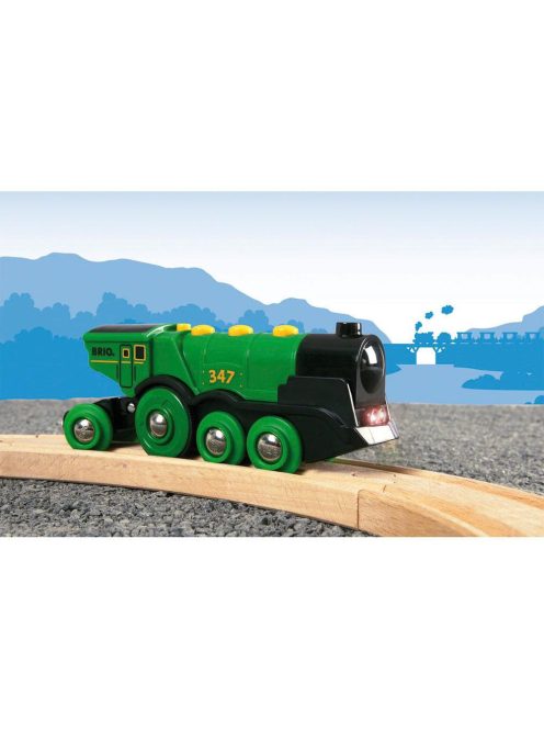 Brio 33593 Zöld Action Lokomotív