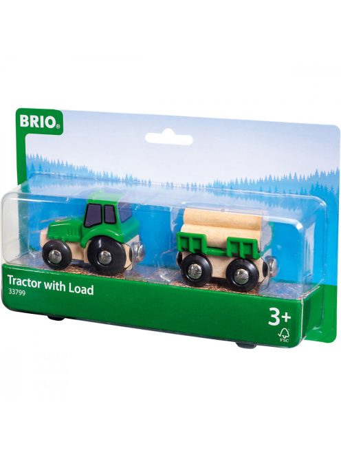 Brio 33799 Traktor utánfutóval