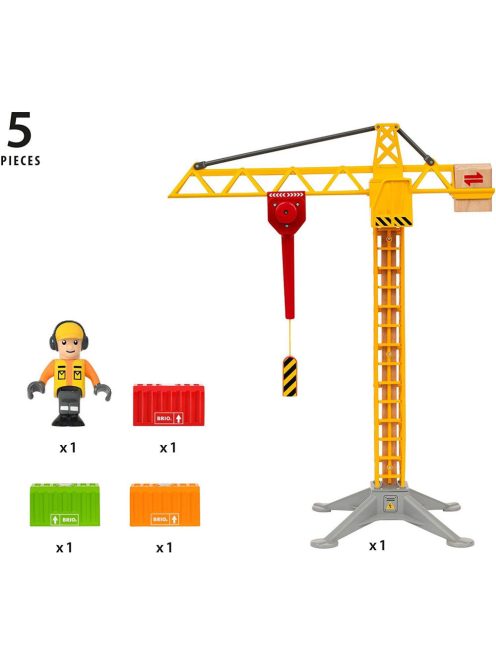 Brio 33835 Építkezés daru világítással