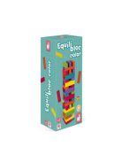 Janod 02012 Jenga - színes egyensúlyozó fajáték