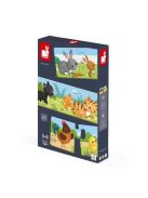 Janod 02710 Puzzle Trionimo - Párosító játék 30 db-os