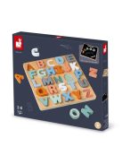 Janod 04412 Terbeli betűk ügyességi oktató játék puzzle