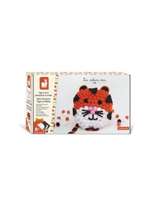 Janod 07968 Pom-pom figura készítő 150 darabos Tigris