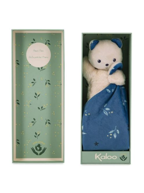 Kaloo K972004 CARRE DOUCEUR Csücsköző kendő Maci NIGHT-OWL 17CM