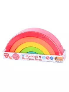 Playgo szivárványos építő bébijáték