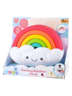 Playgo szivárványos vidám felhő bébijáték