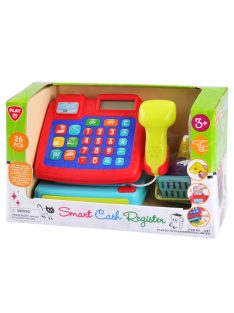   Playgo pénztárgép vonalkódolvasóval és kártyaolvasóval