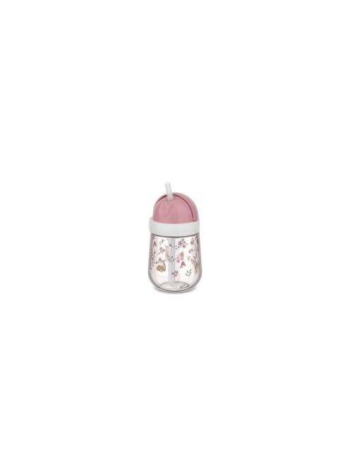 Little Dutch szívószálas pohár 300 ml - fairy garden