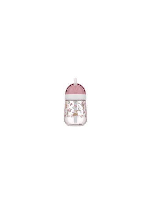 Little Dutch szívószálas pohár 300 ml - fairy garden